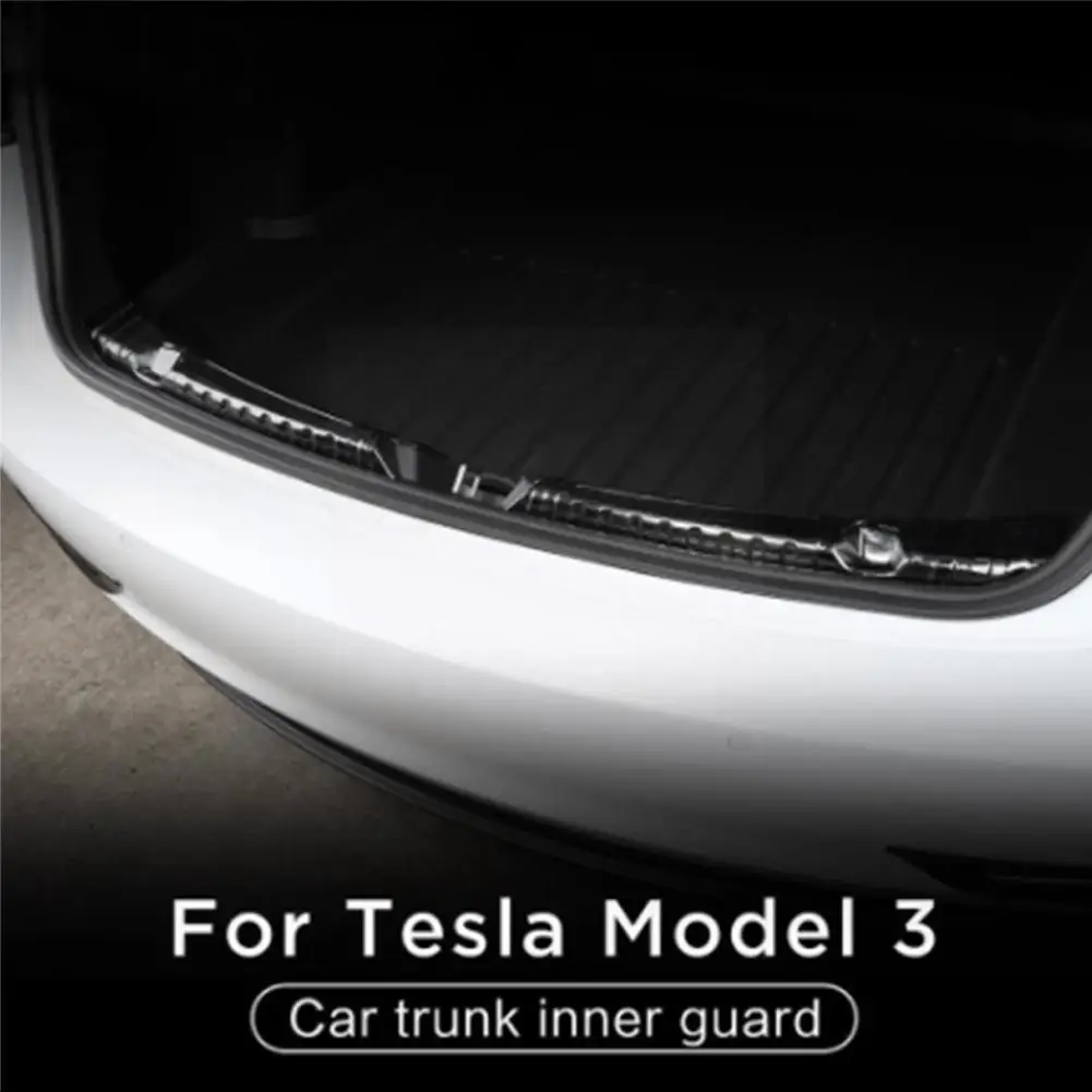 

The Car Trunk Inner Guard Plate Is Suitable For Model Plate 3 Door 2017-2021 Threshold Tail Accessories Wear C5W6