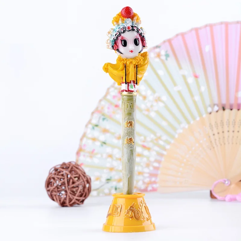 1 шт. традиционные китайские куклы Глиняная фигурка ручка Akrp Пекинская опера