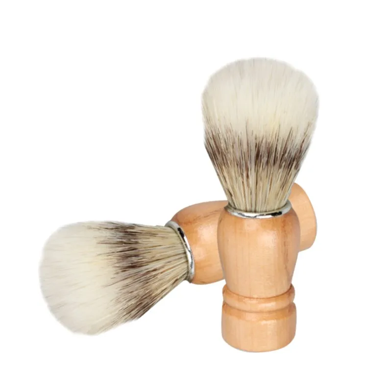 1 шт. Мужская кисть для бритья с деревянной ручкой|Помазок| |