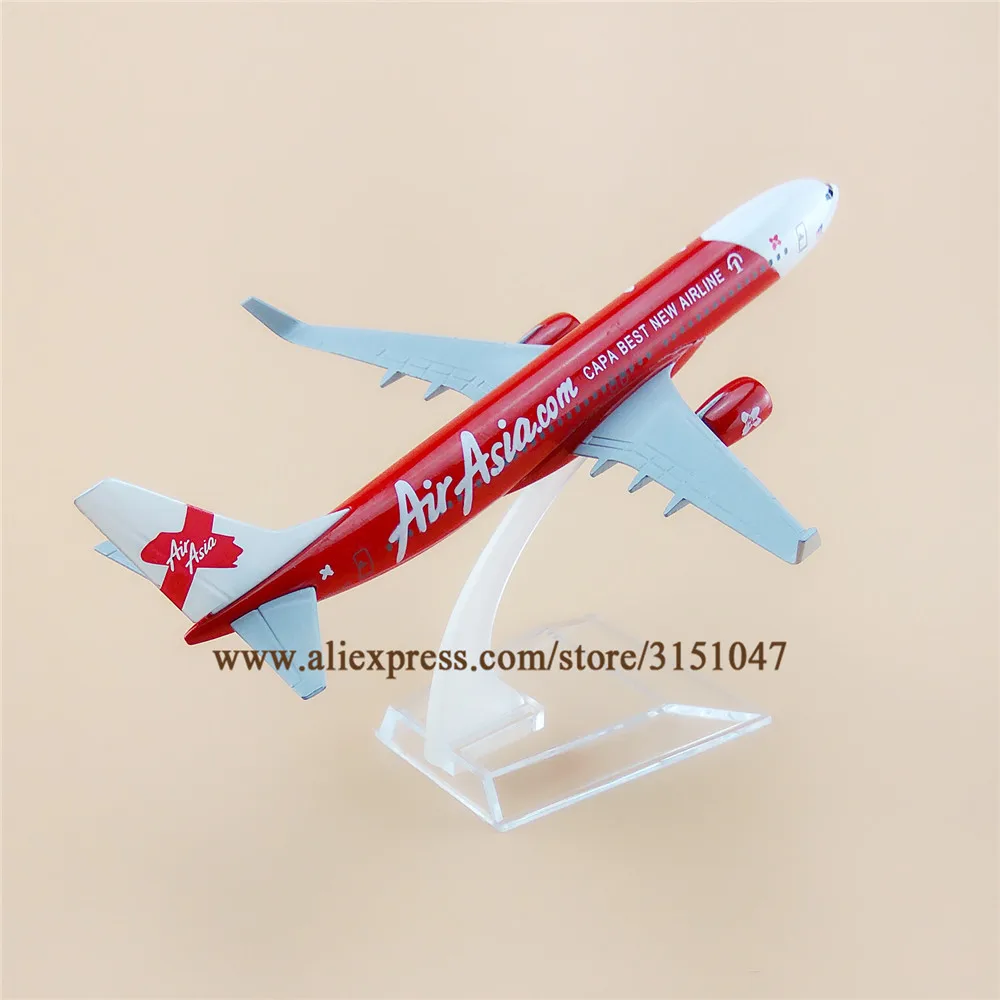 16 см Air Asia CAPA лучшая новая авиакомпания B737 боинг 737 авиакомпании металлическая