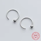 Модные популярные ювелирные изделия BITWBI из стерлингового серебра 925 пробы, женские серьги 2019, изысканный подарок на зимнюю вечеринку, ушной крючок с бусинами