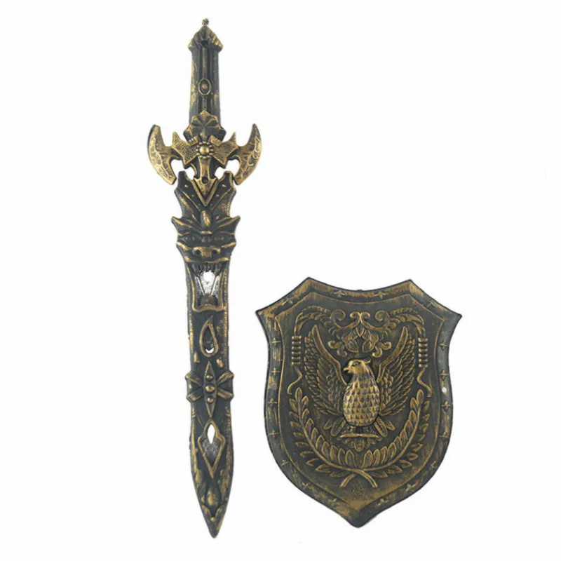 Детские игрушки пластиковый меч имитация Защита окружающей среды косплей оружие