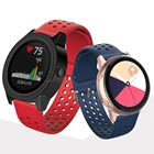 Ремешок силиконовый для наручных часов Garmin Vivoactive 3CAME SQForerunner 245, 20 мм, спортивный браслет для Samsung Galaxy Active 2