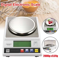 2000g0 01g electronic digital scale lcd display backlight lb gram food kitchen weight balance tray precision high accuracy 2kg