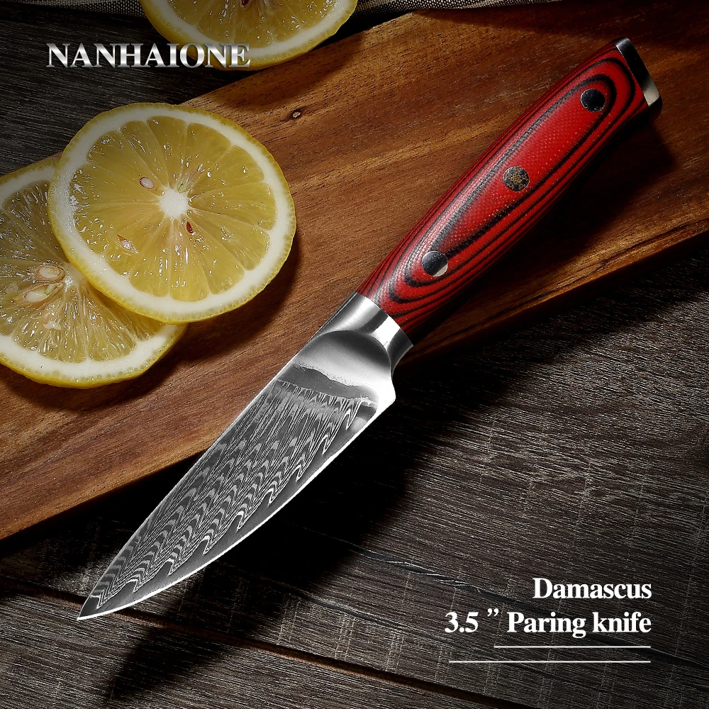 Японские ножи NANHAIONE CL123 из дамасской нержавеющей стали 3 5 дюйма экологически