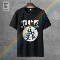 personality mens the cramps turn blue zomer o neck short sleeve t shirts