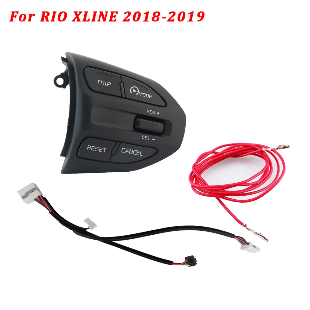 Кнопки на рулевое колесо для KIA K2 RIO 2017 2018 2019 X LINE Кнопка Bluetooth телефон круиз
