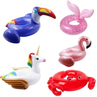 rooxin unicorn flamingo inflatable baby swimming ring pool float swimming circle kids pool toys water seat summer beach party
