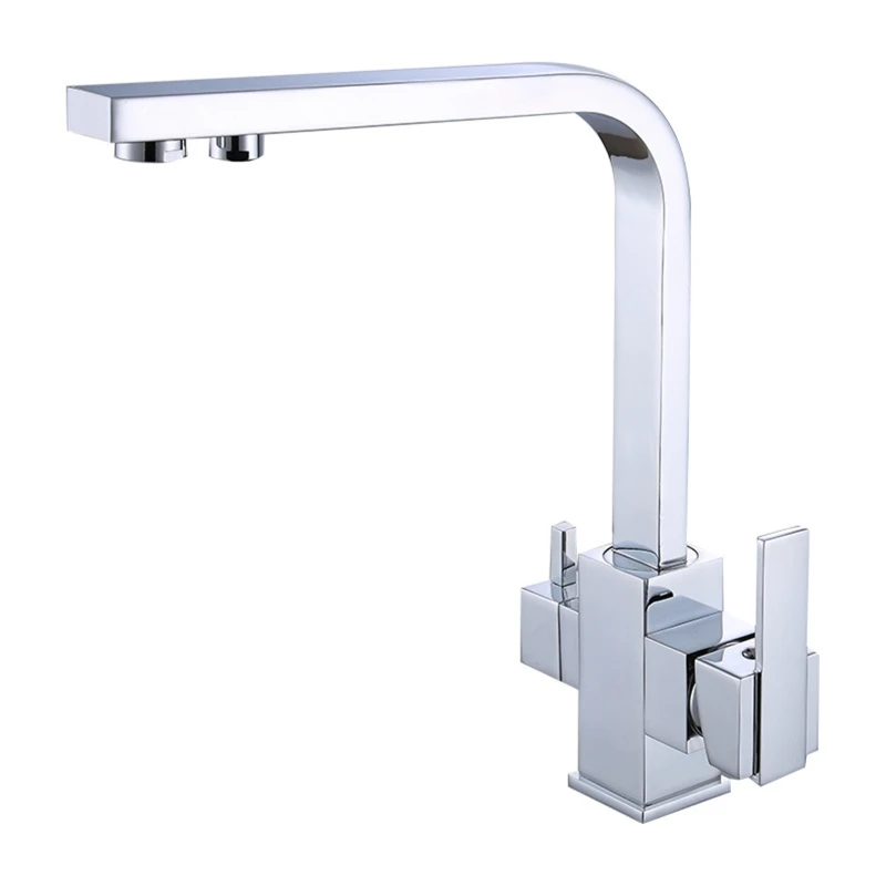 

360 Degree Rotation Brass Drinking Filtered Water Kitchen Faucet Right Angle