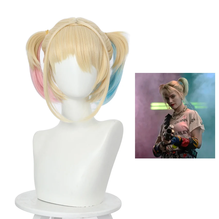 Takerlama в стиле Джокер Костюм для девочек Парик черный красный желтый микс Цвет