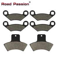 road passion motorcycle front and rear brake pads for polaris 250 325 425 500 magnum 325 2000 2002 400 xplorer 455cc diesel
