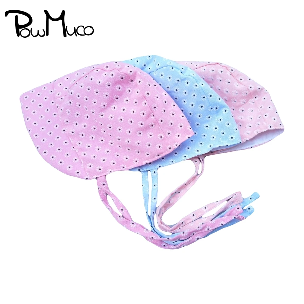 

Powmuco модные маленькие маргаритки с цветочным узором Кепка для младенцев Защита от солнца для детей защита ушей корт Шляпа Пляжная Шляпа фот...