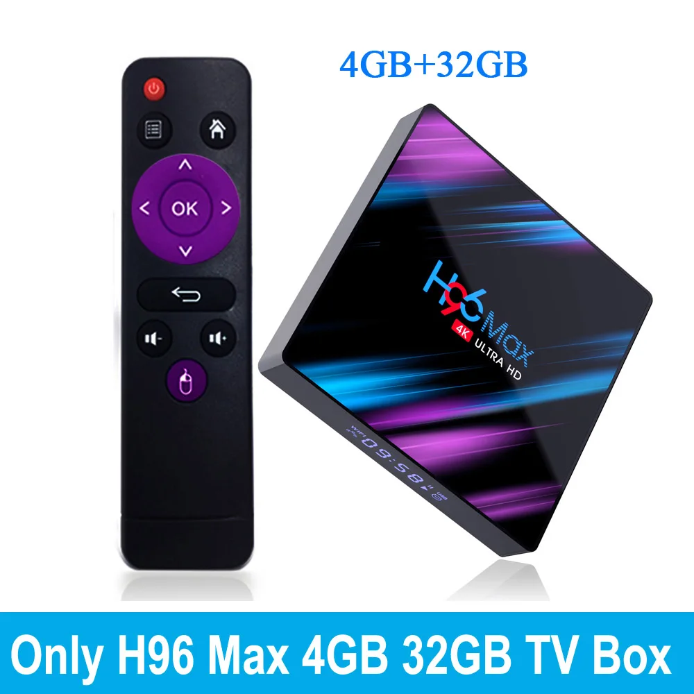 Серебристый H96 MAX RK3318 9,0 Android tv Box 4 Гб ram 64 ГБ 32 ГБ H.265 медиаплеер 4K Google голосовой помощник Netflix Youtube H96MAX 2GB16GB - Цвет: Серебристый