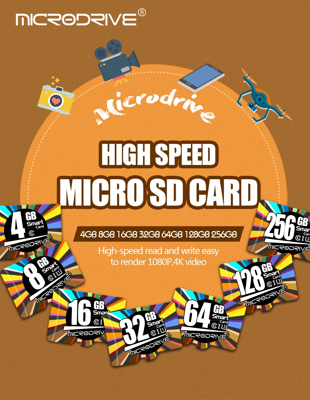 Tarjeta de Карта памяти Microsd карта 32 ГБ 4 ГБ 8 ГБ 16 ГБ 64 Гб класс 10 карты памяти TF C6 Microsd мини SD карта карт внутреннее хранение