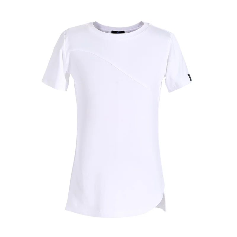 

Latin Dance Top Boys Round Neck Short Sleeve Latin Practice Clothing Kids Cha Cha Rumba Samba Dancing Performance Wear DNV13647