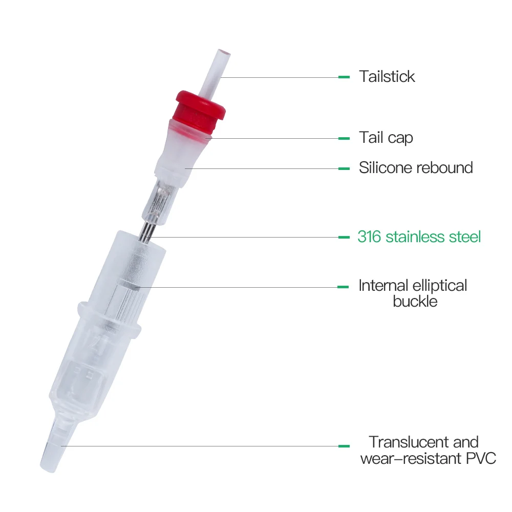 Одноразовые Стерильные круглые Картриджи иглы для татуировок 20 шт.|tattoo needles|needles