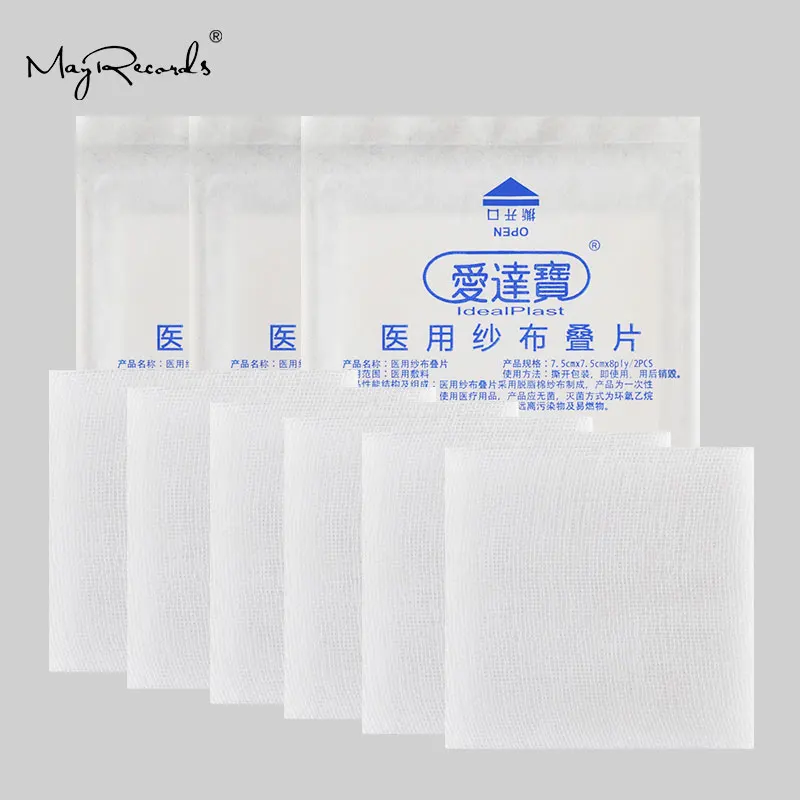Воздухопроницаемые медицинские абсорбирующие марлевые прокладки для гемостаза
