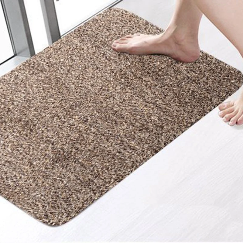 

Indoor Super Absorbs Doormat Latex Backing Non Slip Door Mat for Small Front Door Inside Floor Dirt Trapper Cotton Entrance Rug,