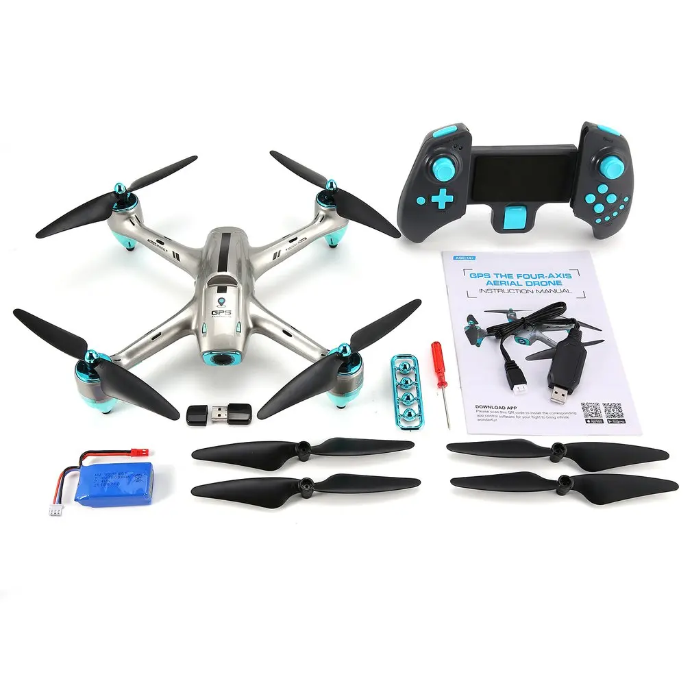 6957G 2 4G GPS позиционирование 720P HD широкоугольная камера FPV Радиоуправляемый Дрон