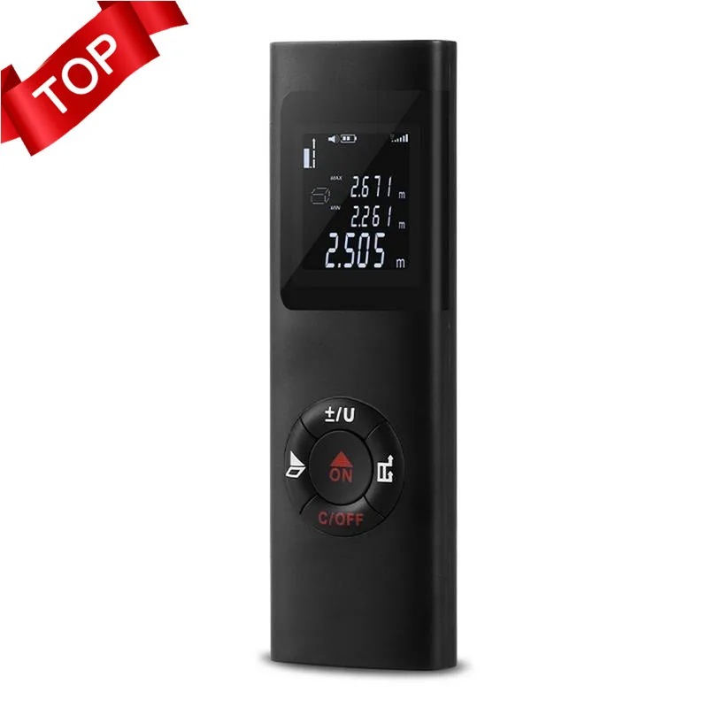 Сверхточный дальномер 40 м компактный карманный с USB зарядкой измерительный