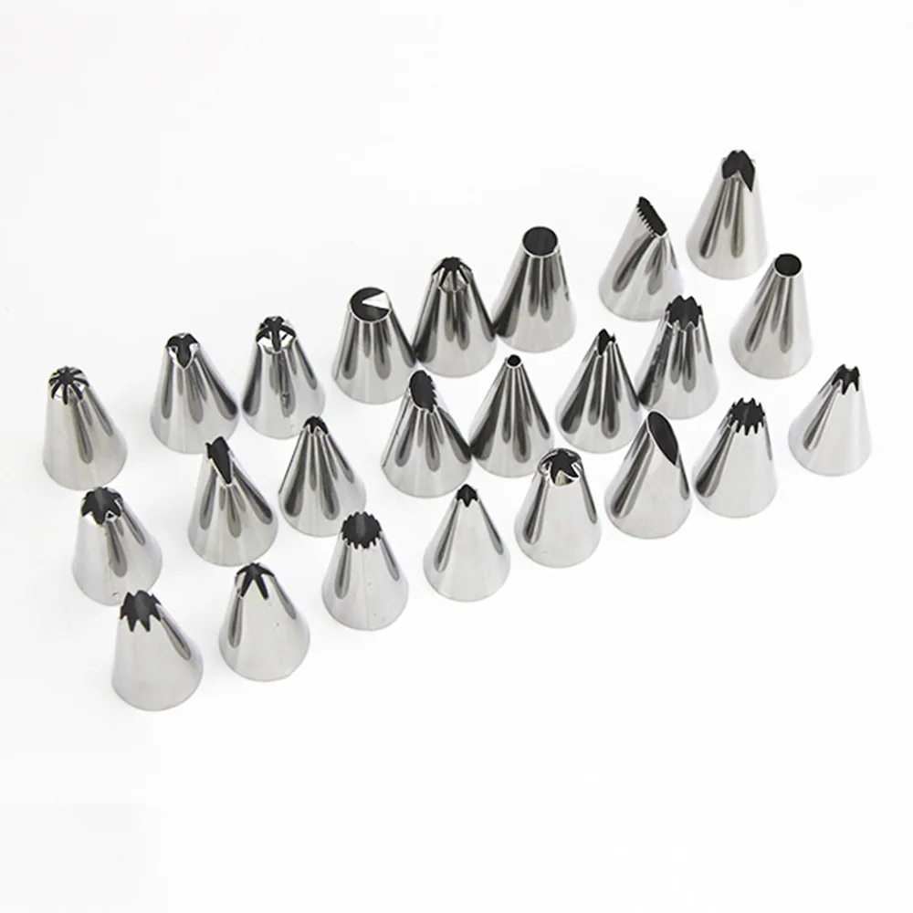 Набор кондитерских мешков и насадок 26 предметов многоразовая насадка для