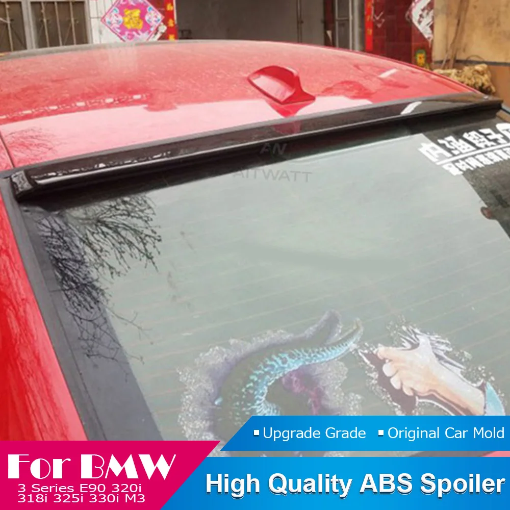 AITWATT задний спойлер из углеродного волокна заднее крыло багажника черный