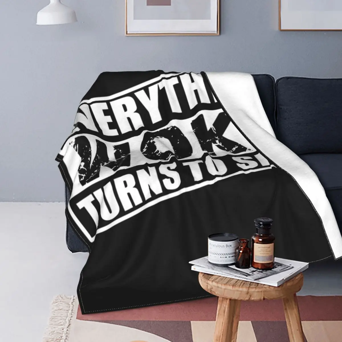 

Everything Woke se convierte en una pesadilla, 1 manta, colcha para cama, manta a cuadros, colcha para Picnic 150