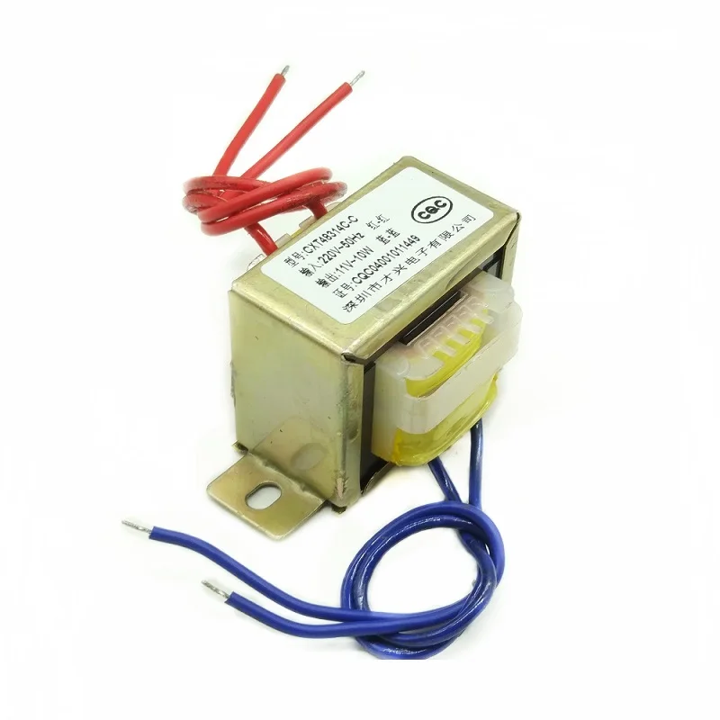 EI48 10W Тип трансформатора 220V до 11V Трансформатор питания AC 1A 1000mA 0.9A|Трансформаторы|
