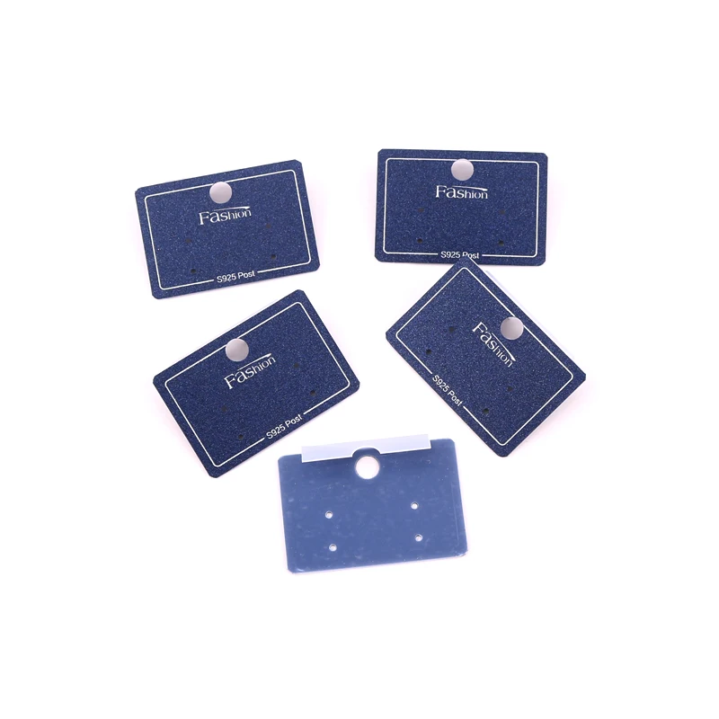 2020 Новая мода ПВХ серьги Вешалка карта упаковка ювелирных изделий 4 6*3 см синий