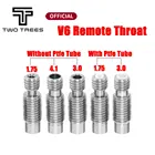 Деталь для 3D принтера V6 с дистанционным управлением горла Hotend M6 для 1,753,04,1 мм нити из нержавеющей стали детали для 3D принтера v6 горла