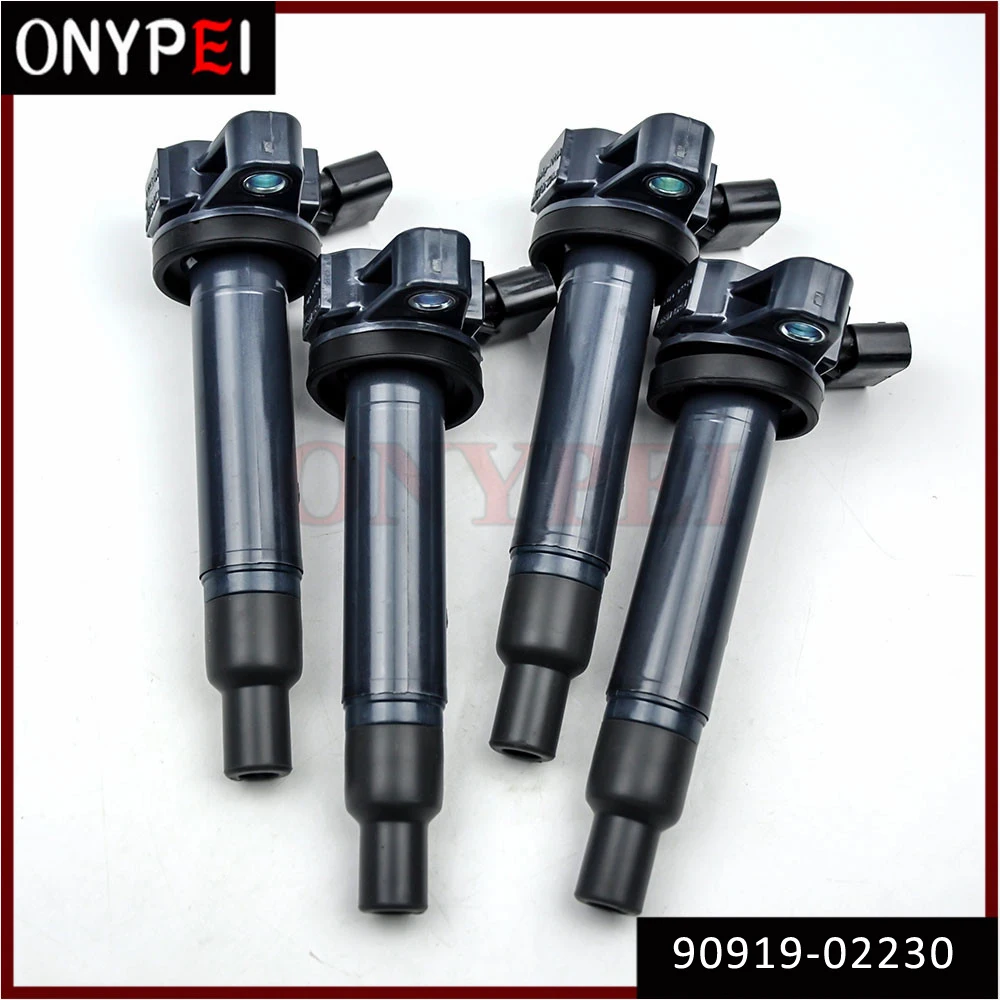 Набор из 4 катушки зажигания 90919 02230 для Lexus GS430 LS430 LX470 Toyota Land Cruiser 9091902230 90080 19027 мкФ
