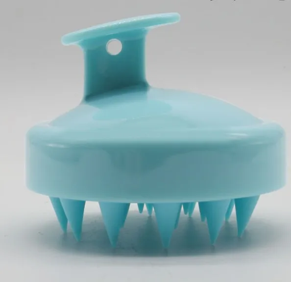 Силиконовая головка тела щетка для массажа головы гребень-шампунь мытья волос