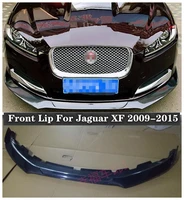 high quality carbon fiber bumper front lip protector cover fits for jaguar xf 2009 2010 2011 2012 2013 2014 2015