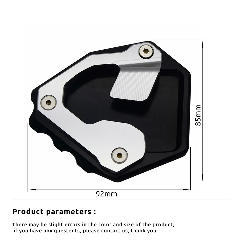 

For Honda CRF1000L Africa Twin ADV Sports 2018 2019 Motorcycle Parking Kickstand Enlarger Side Stand Pad Extension Support Plate