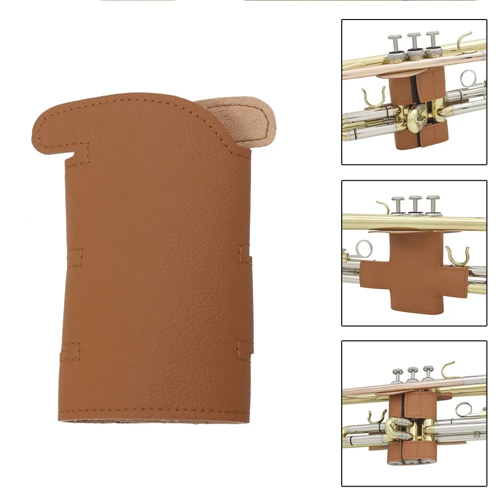 

Waterproof Trumpet Valve Guard Trumpet Leather Protective Cover 19.2 X 13 Cm Brand New Brass Instruments Parts & Accessories