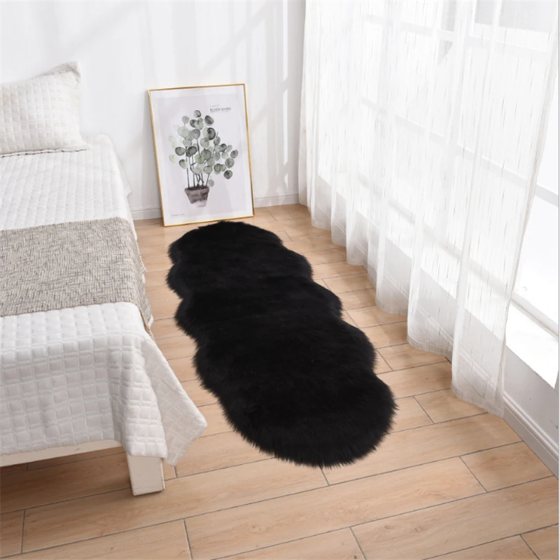 Коврик из искусственной шерсти 45*120 см | Дом и сад