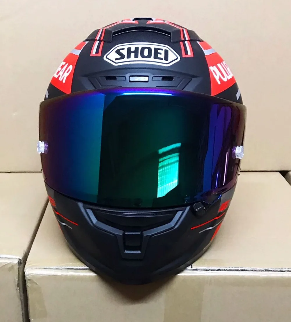 Новый мотоциклетный шлем SHOEI 2020 красный анти-противотуманный гоночный для бега