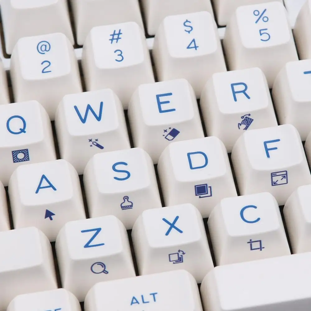 MAXKEY Photoshop SA keycaps ABS двойная съемка 138 клавиш механическая клавиатура MX|Клавиатуры| |