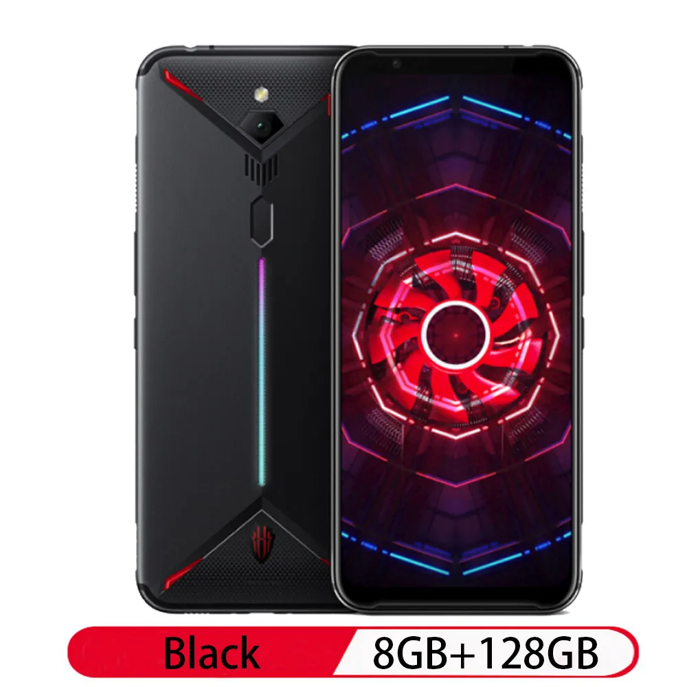 8GB 128GB Black Глобальная версия zte Nubia Red Magic 3 6,6" восьмиядерный смартфон Snapdragon 855 с функцией распознавания отпечатков пальцев на фронтальной панели 48 МП 6 ГБ 128 ГБ 5000 мАч - Цвет: 8GB 128GB Black