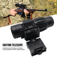 outdoor sports 3x magnifier sight black matte hunting range hologram sight scope riflescope dropshipping