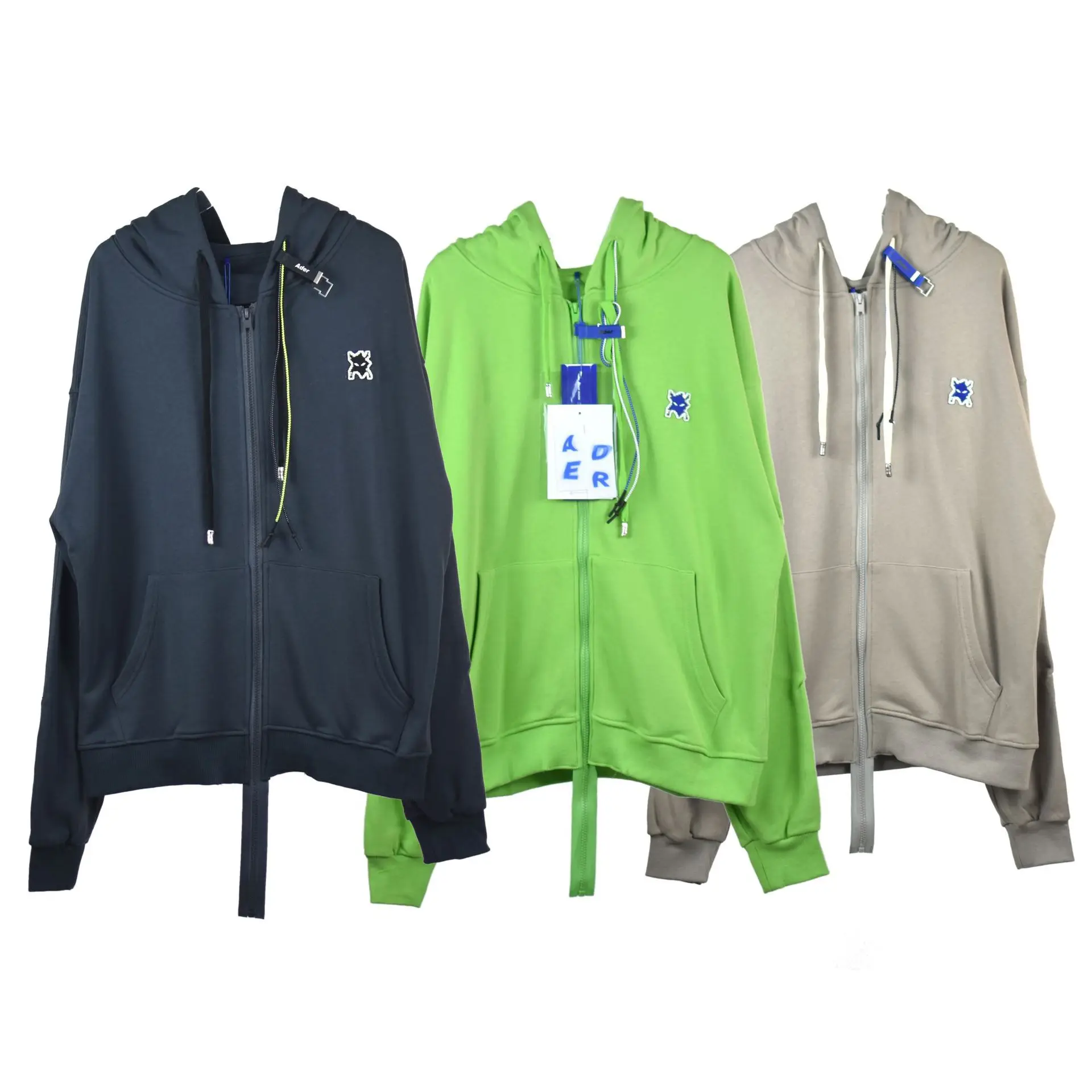 

2021 new Korean version of Ader Error Little Devil 1:1 high quality loose round neck stretch drawstring hoodie for men and women