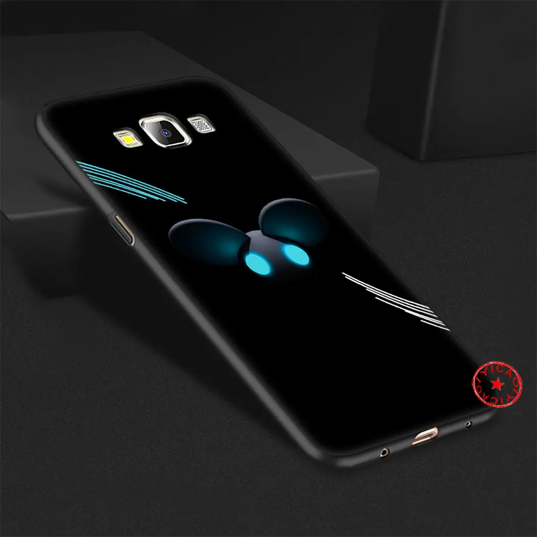 Черный мягкий силиконовый чехол Deadmau5 для samsung Galaxy A70S A20E A2 J4 J6 Plus Core J7 Duo J8 TPU |