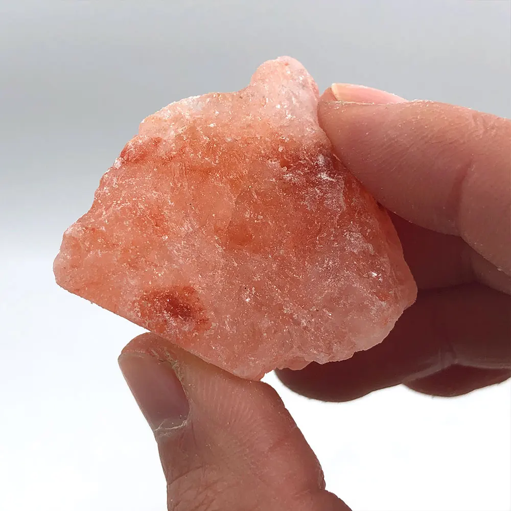 

1pc Natural Raw Orange Salt Rough Stone Quartz Crystals Rock Healing Mineral Aquarium Home Room Decoration Energy Vibes Garden