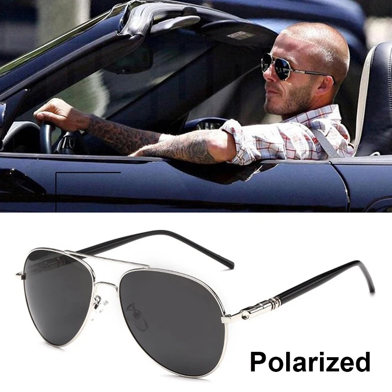 

Men Vintage Aluminum Polarized Sunglasses Vintage Driving Classic Sun Glasses Coating Mirror Glasses Goggle UV400 Oculos de sol