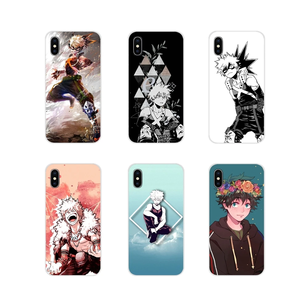 Для Motorola Moto X4 E4 E5 G5 G5S G6 Z Z2 Z3 G G2 G3 C Play Plus аниме Katsuki Bakugou аксессуары чехлы для