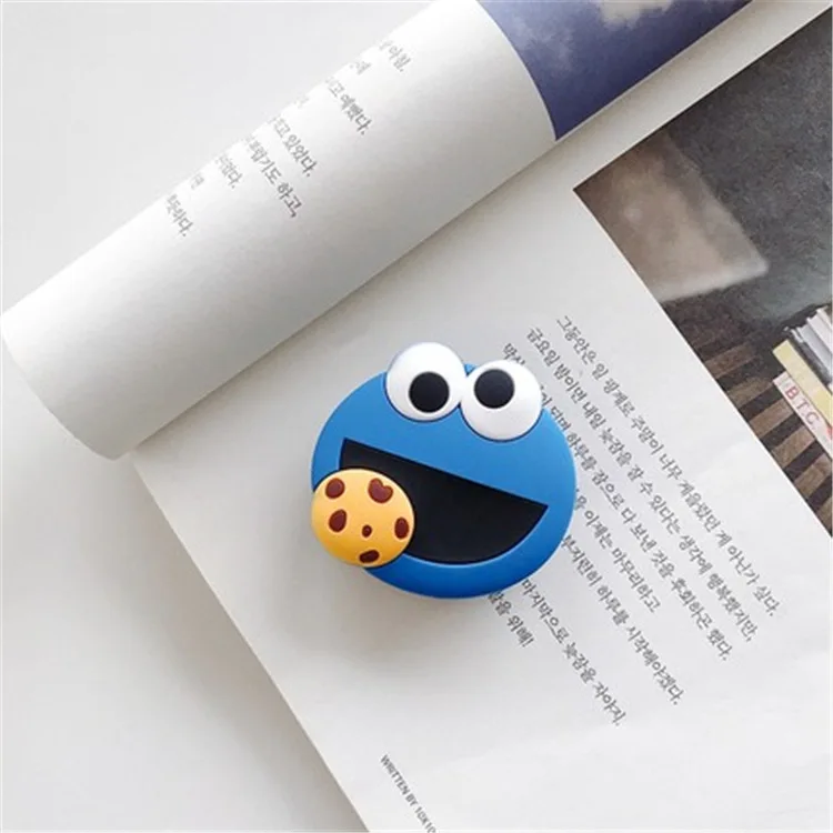 universal new phone socket stand bracket expanding stand stretch grip phone holder finger cute cartoon stand for iphone xiaomi free global shipping