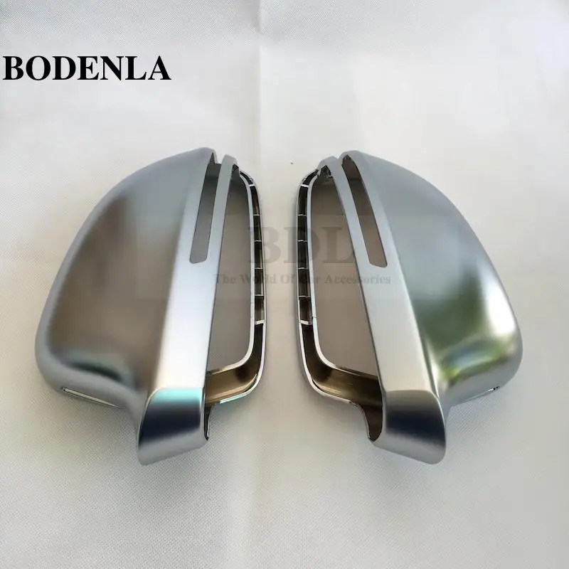 Матовая хромированная крышка BODENLA для зеркала заднего вида бокового S Line