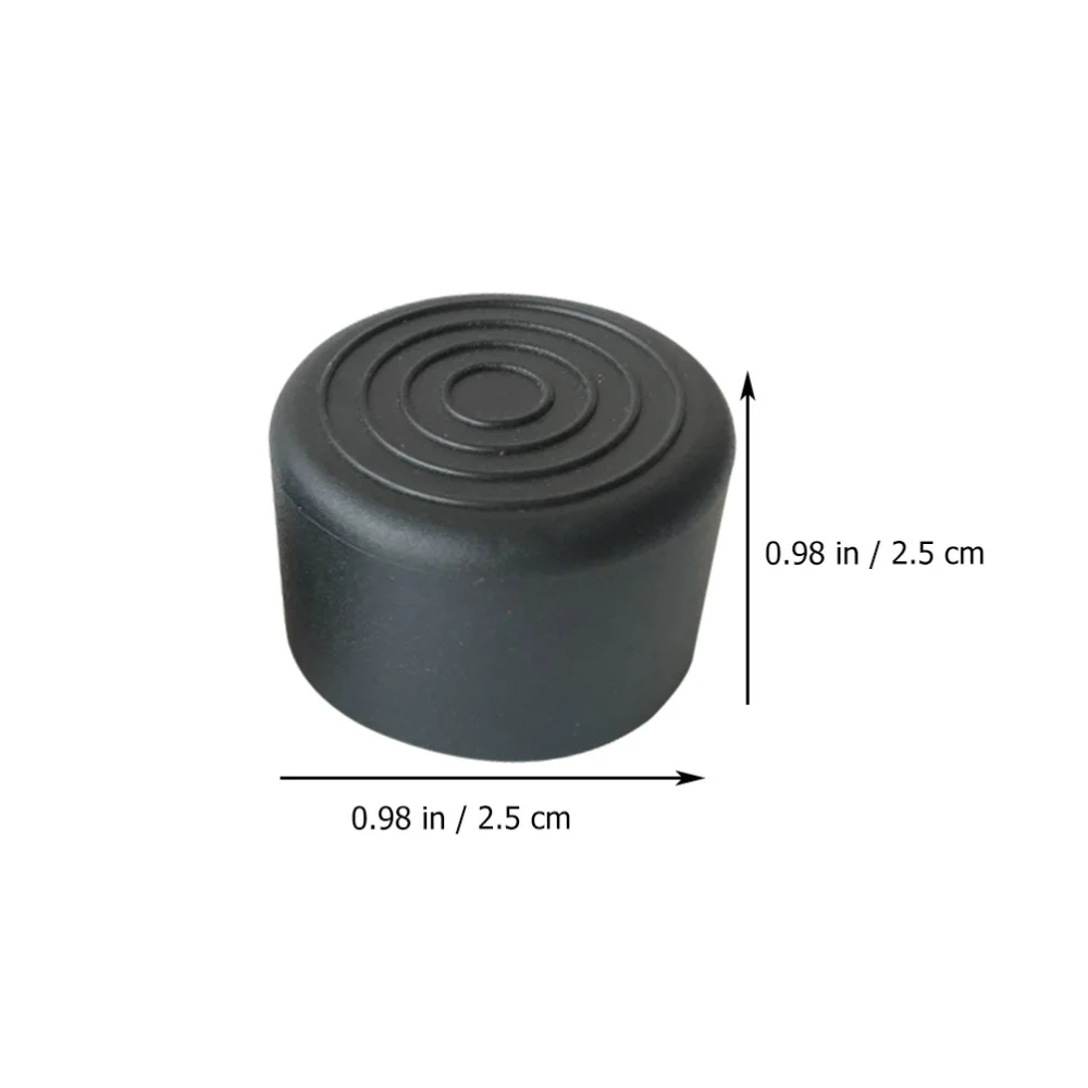 

100pcs Furniture Leg Plug Round Rubber Cover 25mm Tube Bung Blanking End Caps
