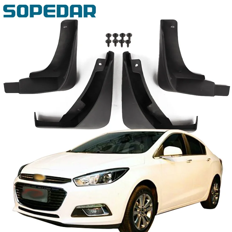 

Грязеотталкивающие щитки для Chevrolet Cruze 2015 года, брызговики, брызговики, Внешние детали, литой набор автомобильных запчастей