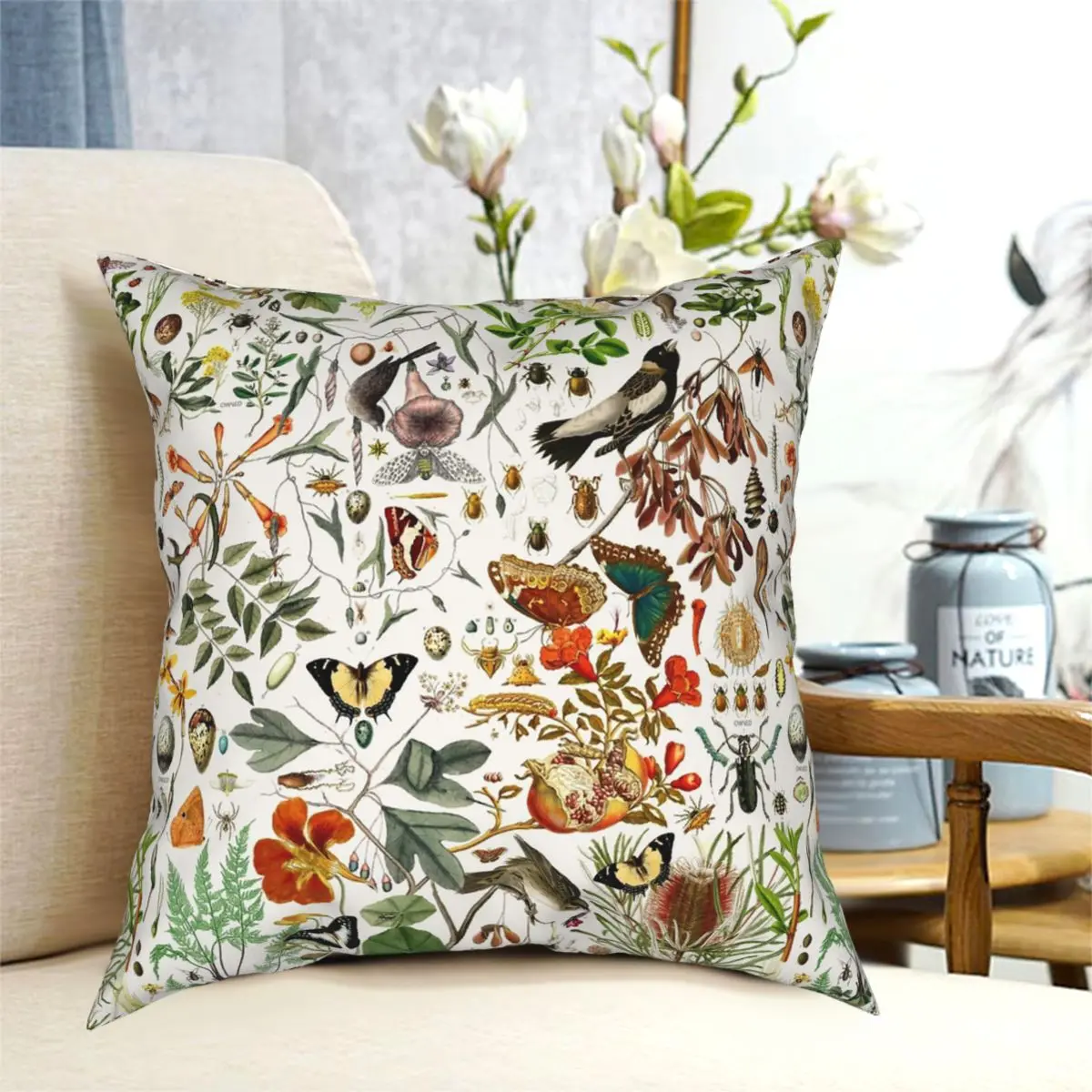

Biology Square Pillowcase Polyester Printed Decorative Pillow Case for Car Cushion Cover Wholesale 18"